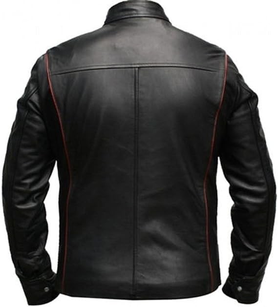 PRLWRS Mass Effect 3 N7 Commander Shepard Gaming Leather Jacket