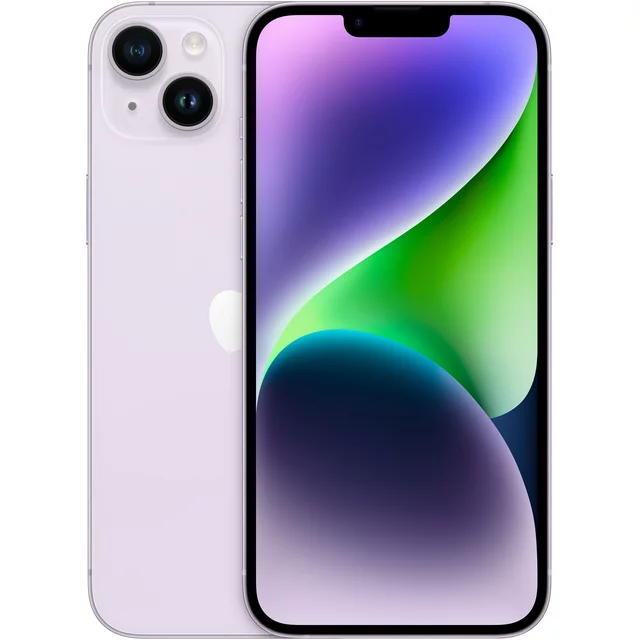 Restored Apple iPhone 14 Plus - Carrier Unlocked - 128GB Purple - MQ3U3LL/A (Refurbished)